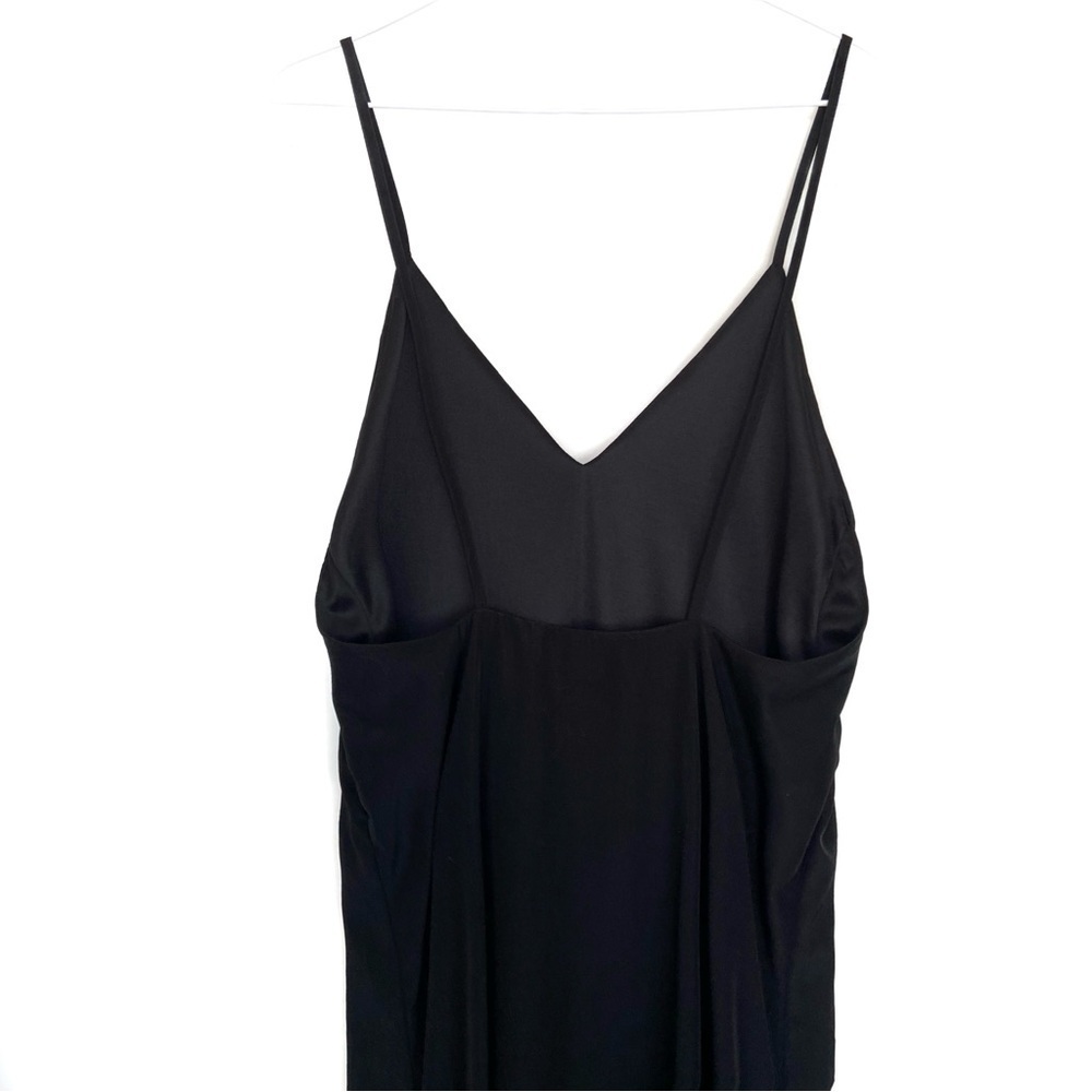 Low Scoop Back Long Plunging Maxi Dress - Picture 3 of 5